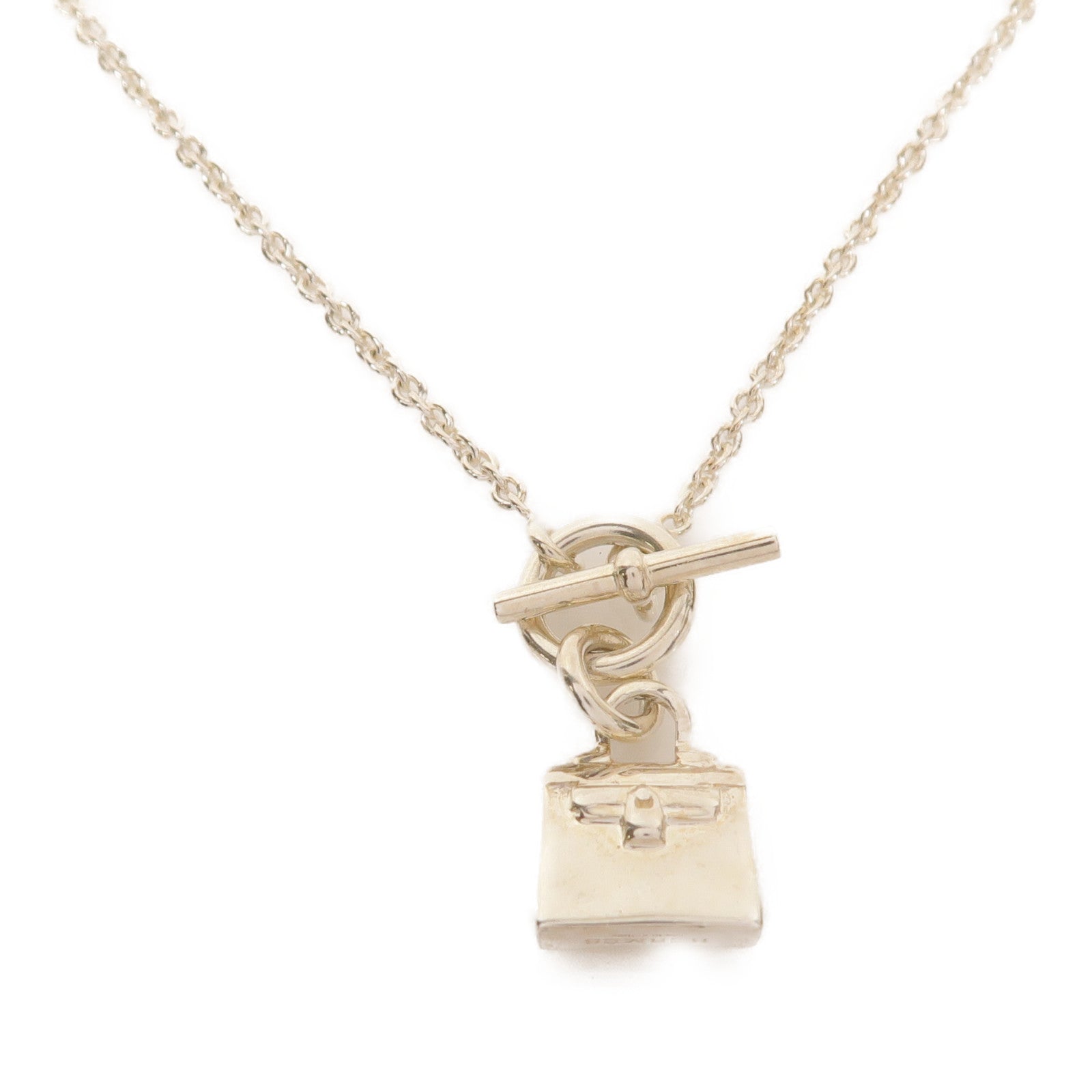 HERMES 925純銀Amulettes Kelly Pendant項鍊