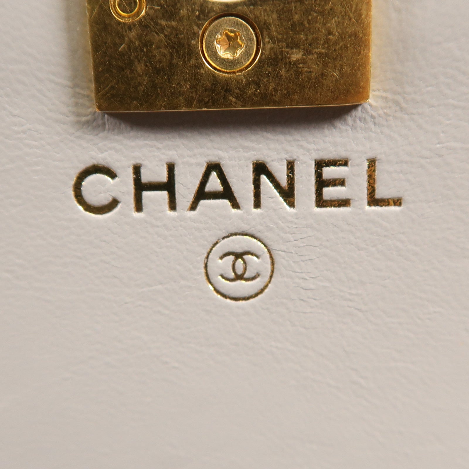 CHANEL 羊皮皮革WOC Wallet On Chain金扣鏈帶肩背袋