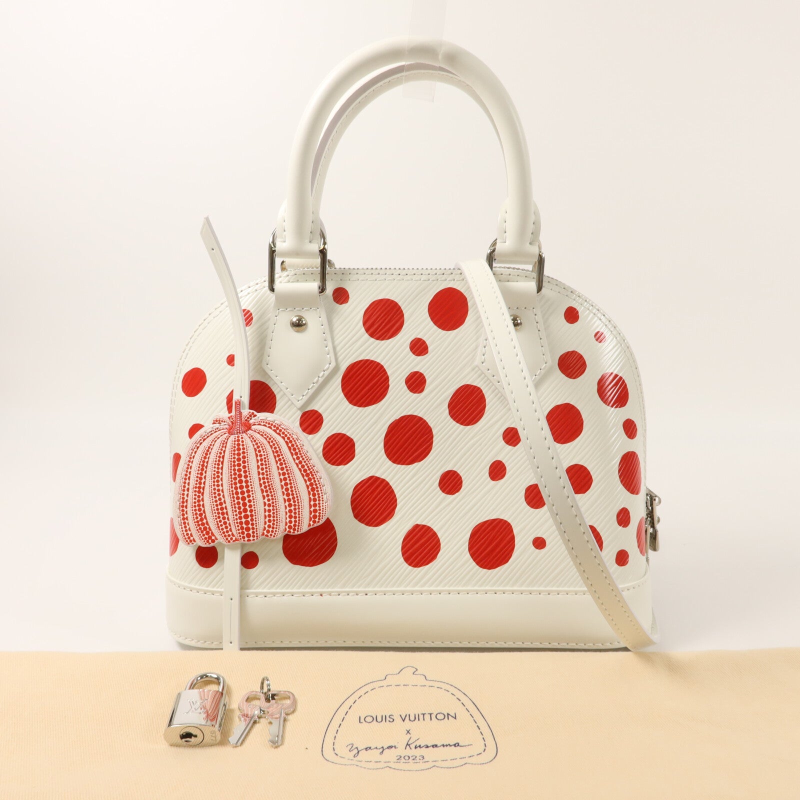 LOUIS VUITTON Epi LV X YK Alma BB手挽肩背兩用袋