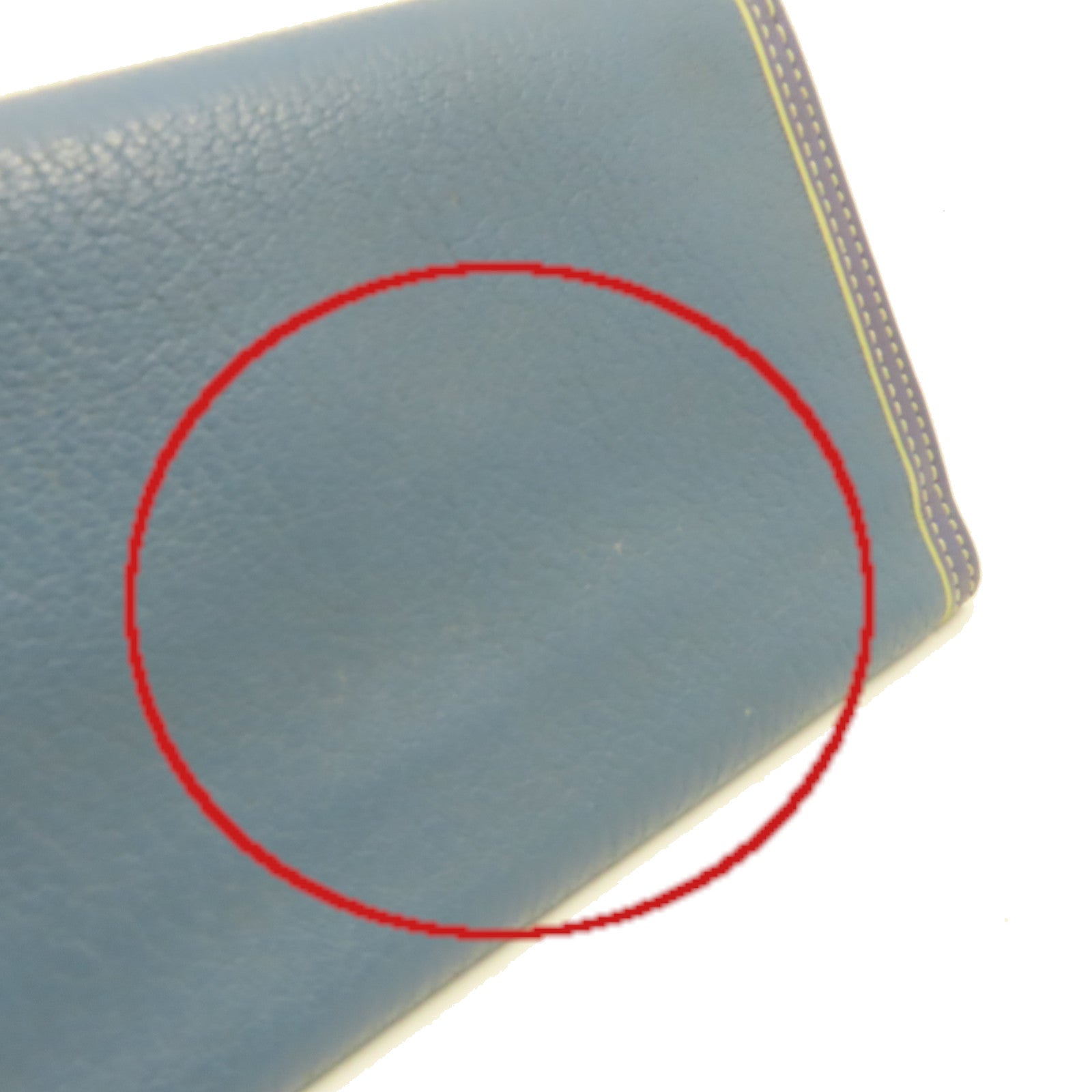 LOUIS VUITTON 山羊皮革Long Wallet長錢包藍色