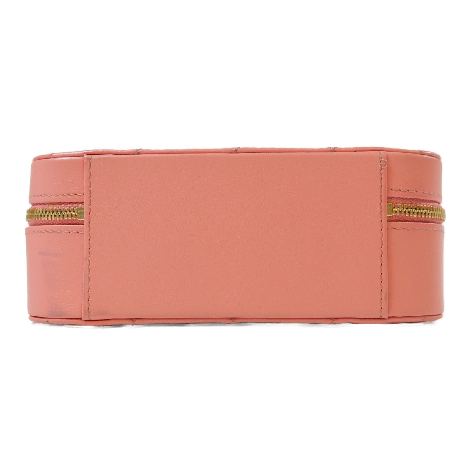CHANEL 【激減優惠】菱格羊皮皮革Chain Shoulder金扣手挽鏈帶肩背兩用袋粉紅色