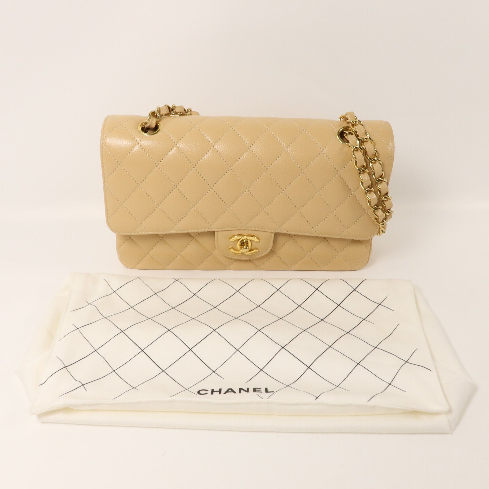 CHANEL 牛皮皮革Classic 25鏈帶肩背袋