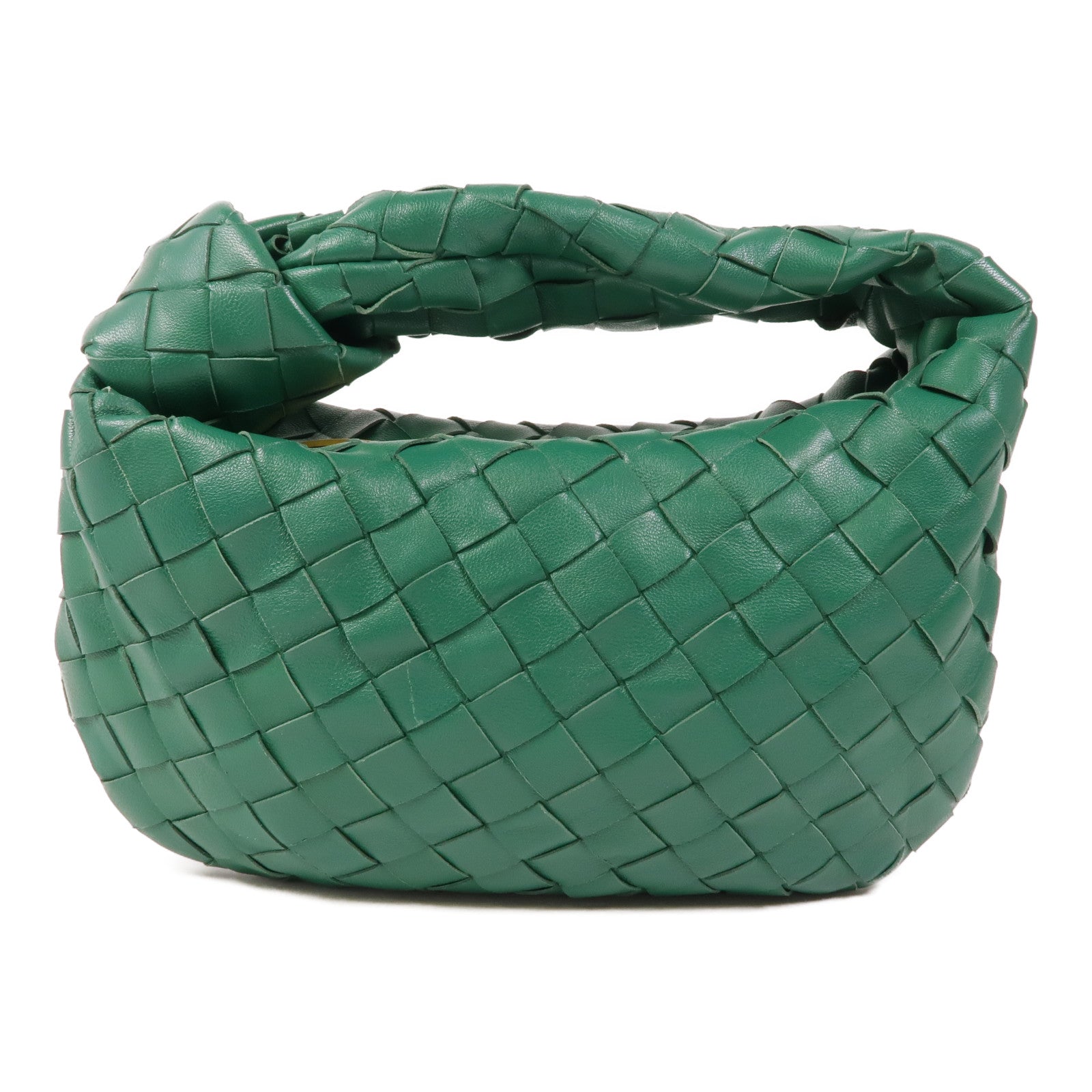 BOTTEGA VENETA 【激減優惠】牛皮皮革Mini Jodie金扣手挽袋