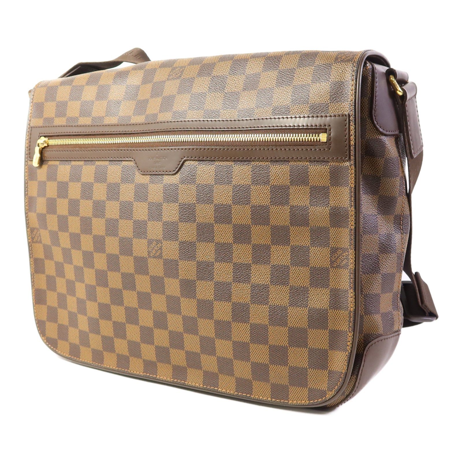 LOUIS VUITTON Damier Spencer Bag金扣肩背袋