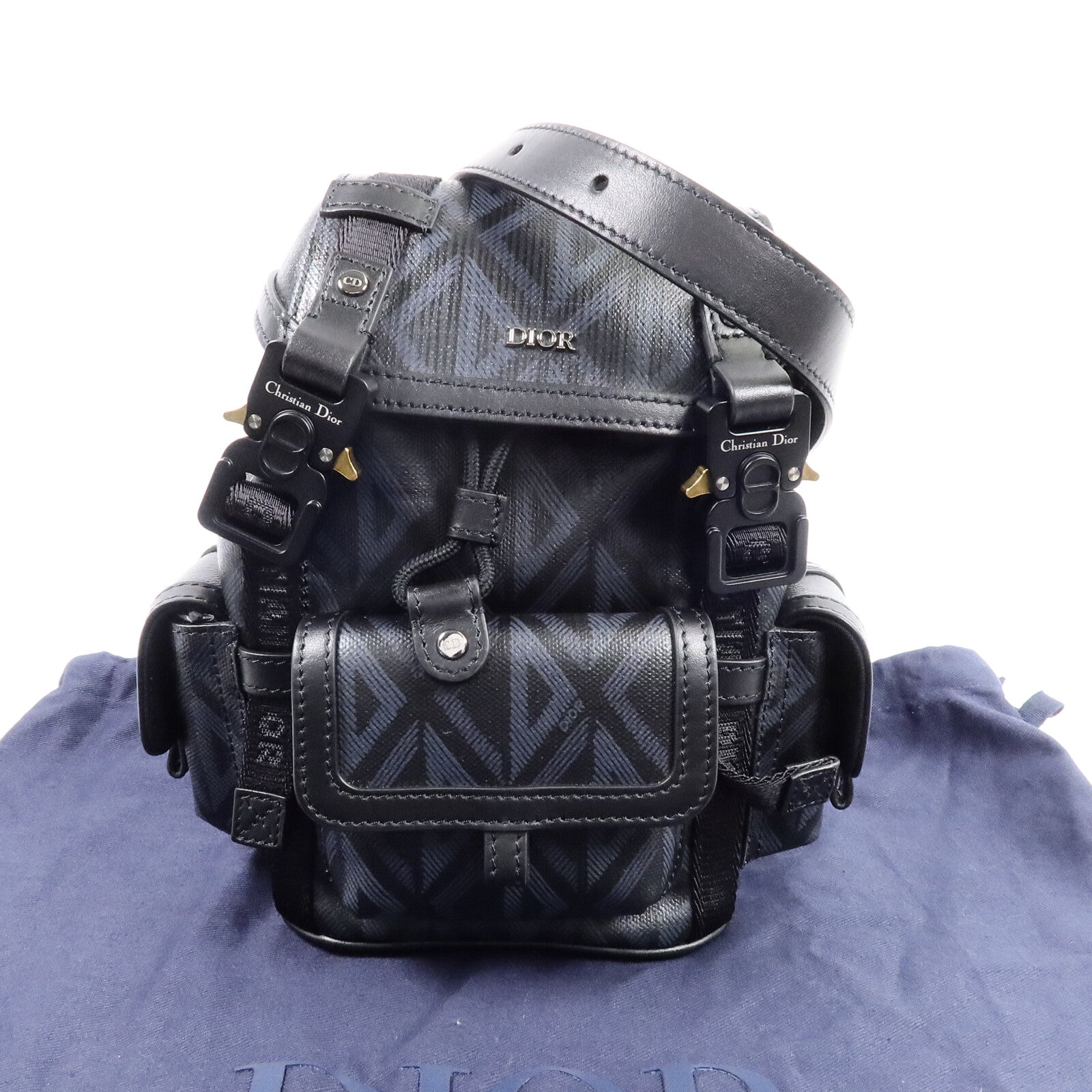Dior 塗層帆布Hit The Road Mini Backpack肩背袋