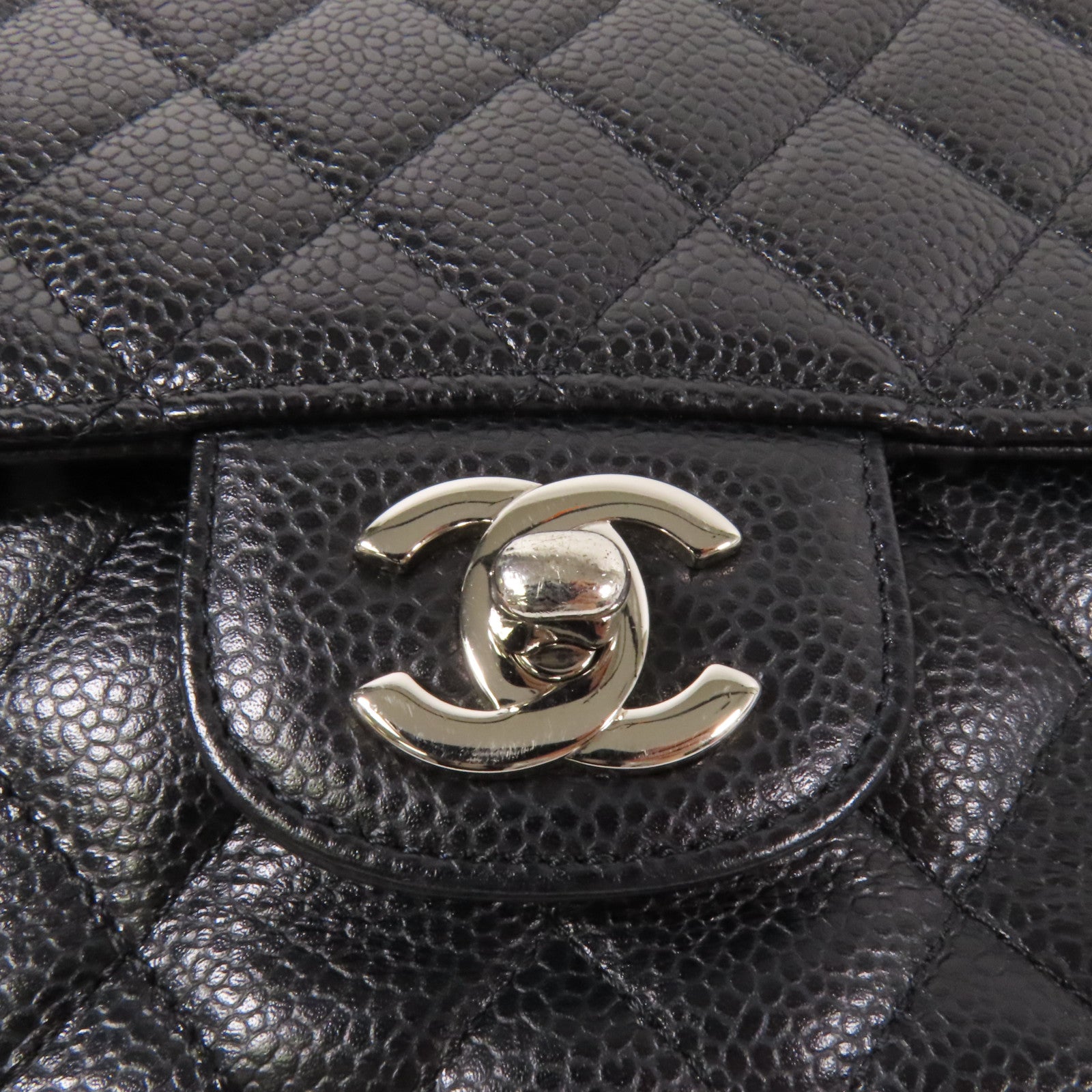 CHANEL 牛皮皮革Classic 25銀扣鏈帶肩背袋