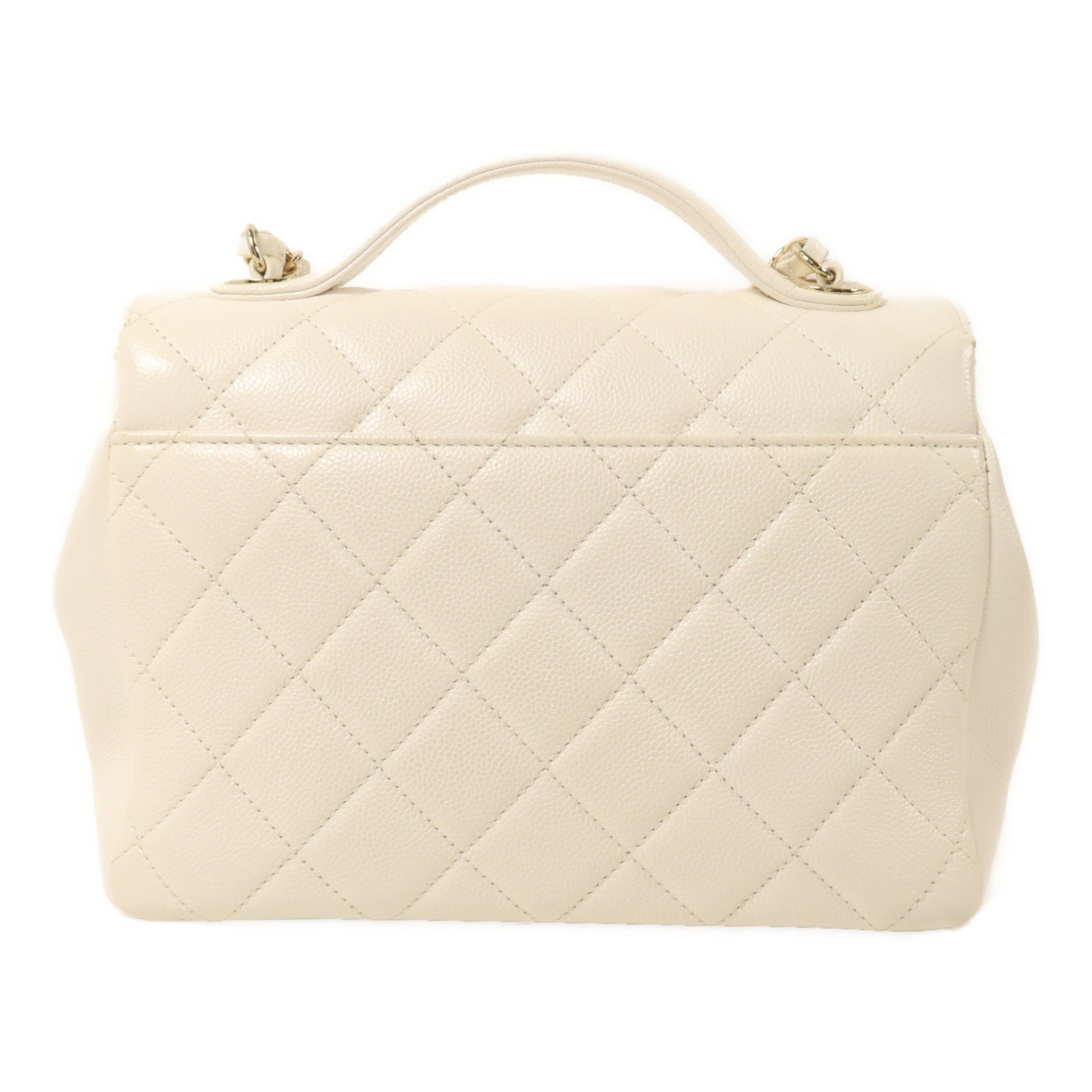 CHANEL 牛皮皮革Business Affinity鏈帶手挽肩背兩用袋