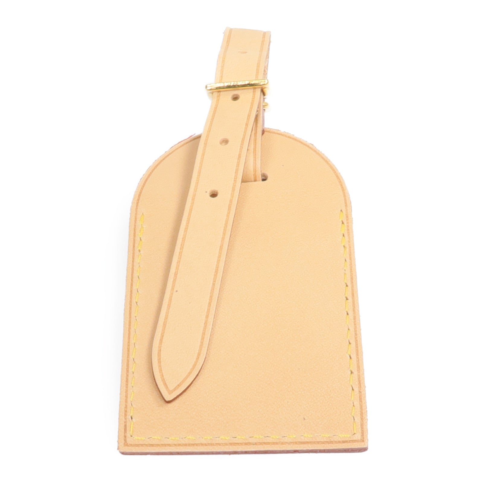LOUIS VUITTON 牛皮皮革Luggage Tag金扣掛飾
