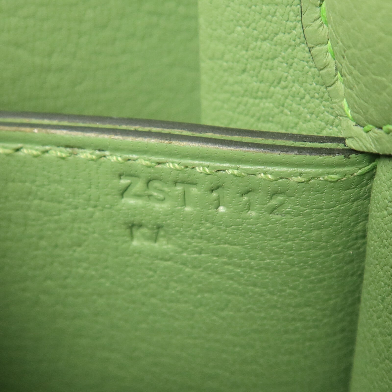 HERMES Evercolor皮革Mini Roulis肩背袋Vert Criguet