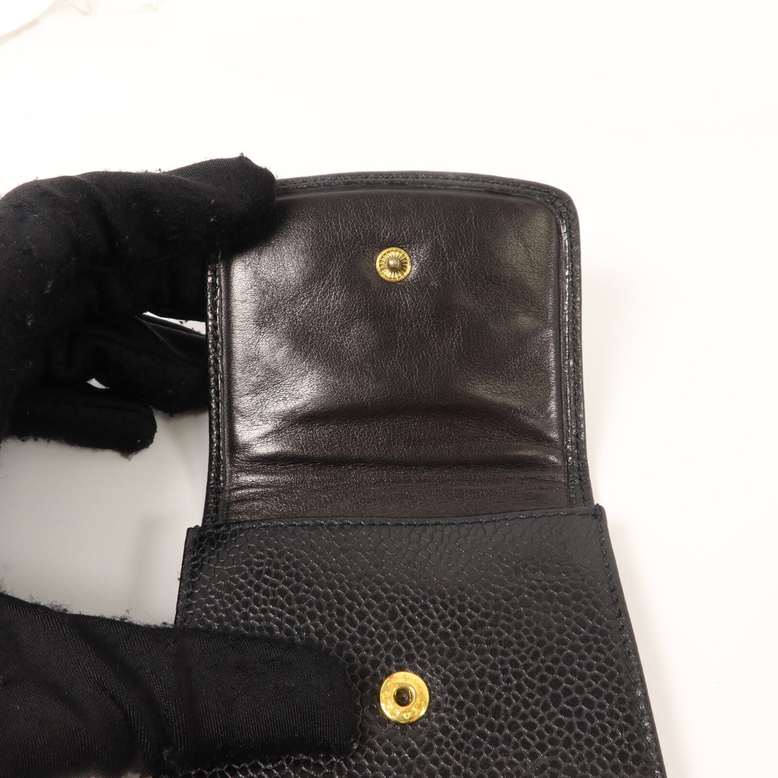 CHANEL 牛皮皮革Glasses/Phone Case眼鏡/手機袋