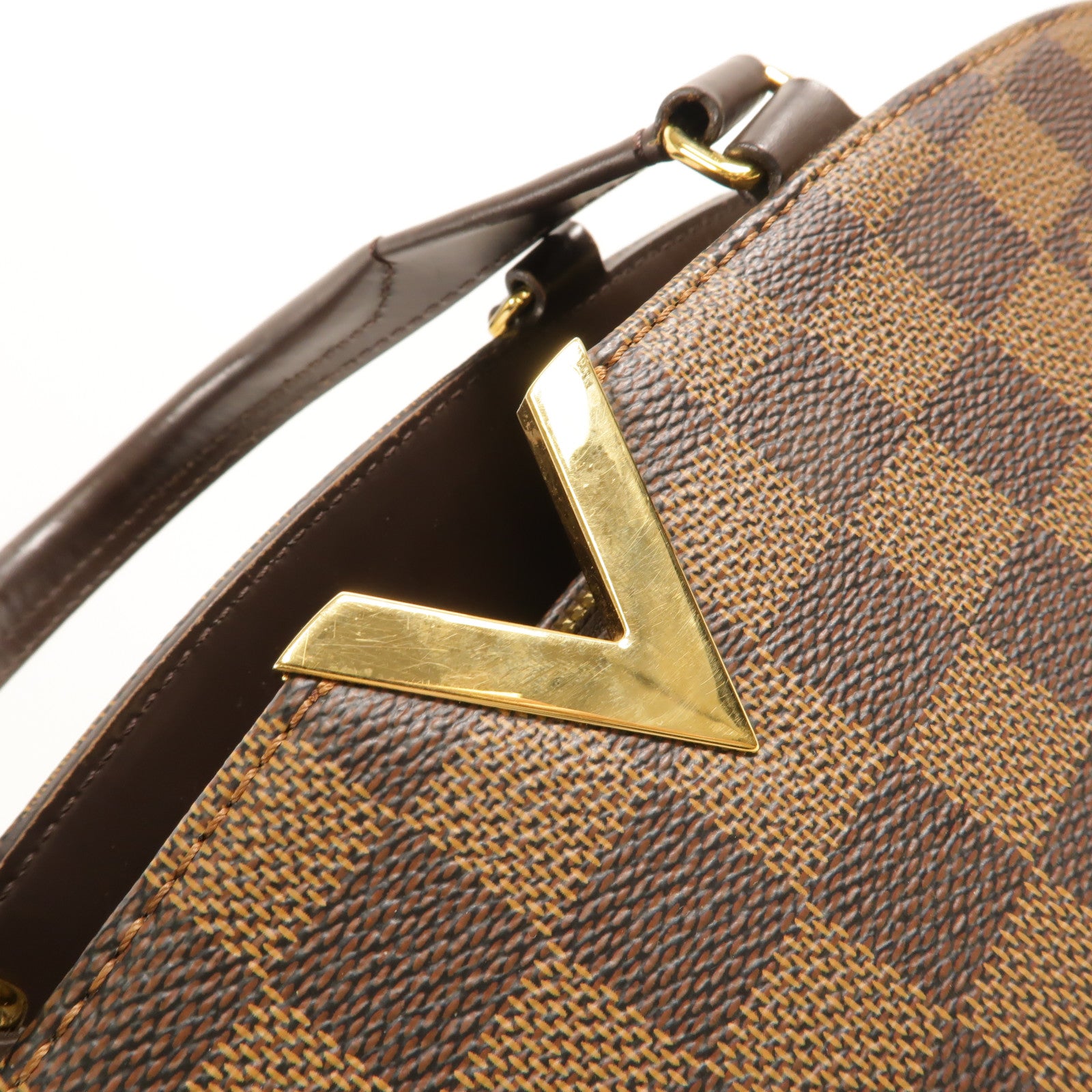 LOUIS VUITTON Damier Kensington Bowling手挽肩背兩用袋