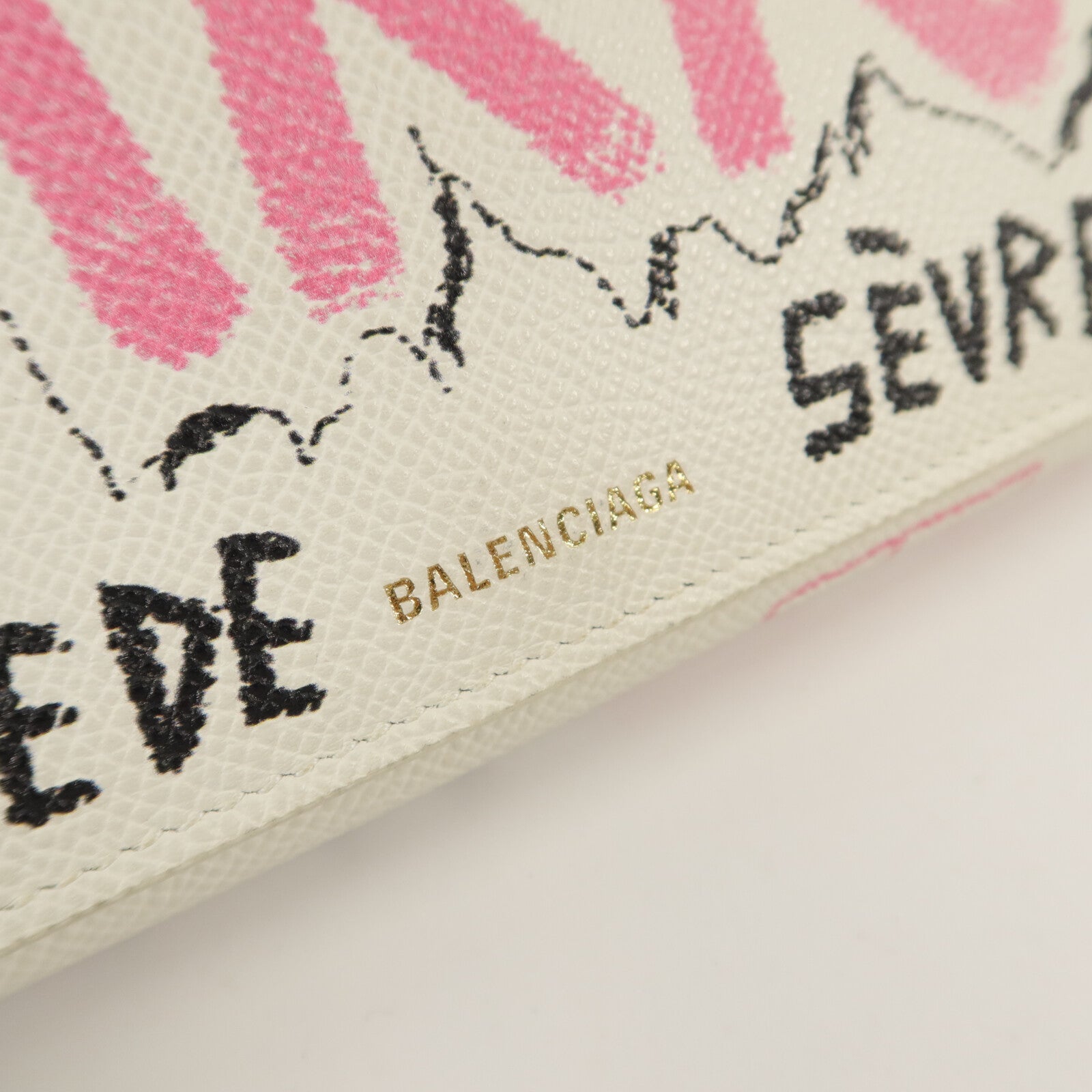 BALENCIAGA 牛皮皮革Wallet With Chain鏈帶肩背袋