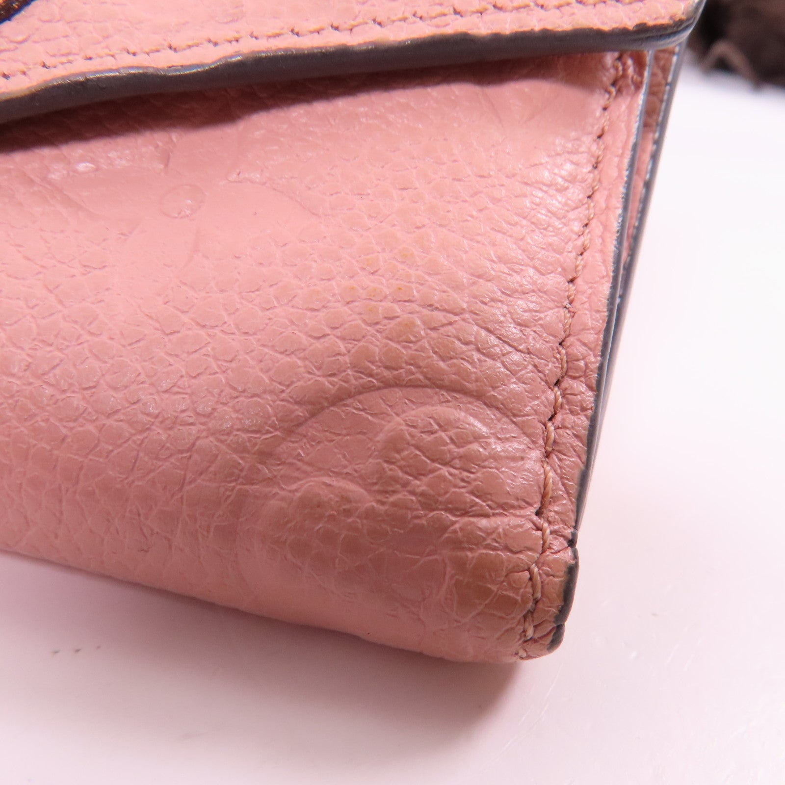 LOUIS VUITTON Monogram Empreinte Zoe Wallet金扣短錢包