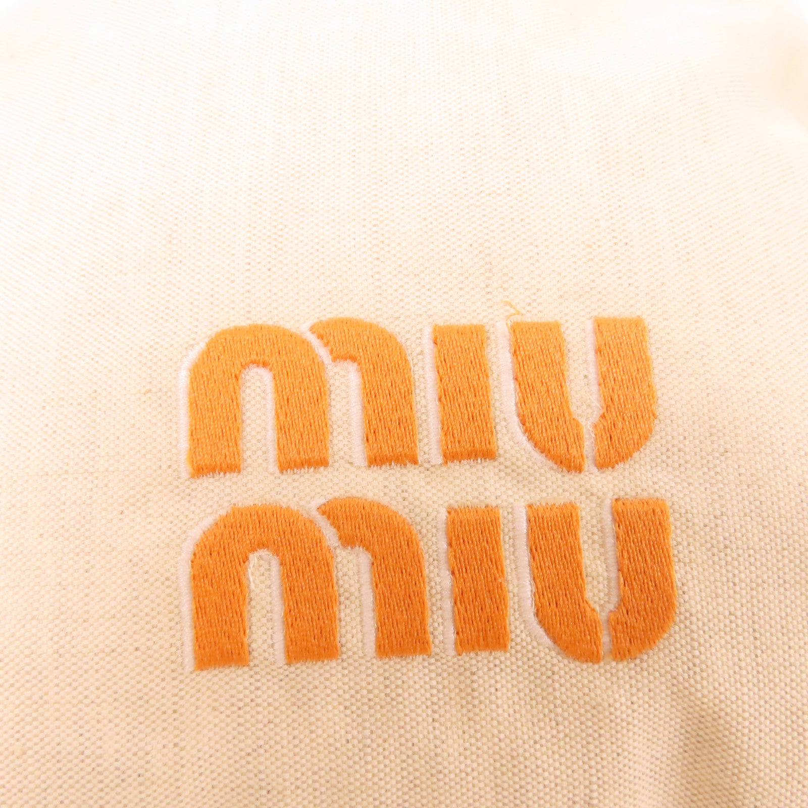 Miu Miu 【激減優惠】帆布Drawstring Bag肩背袋