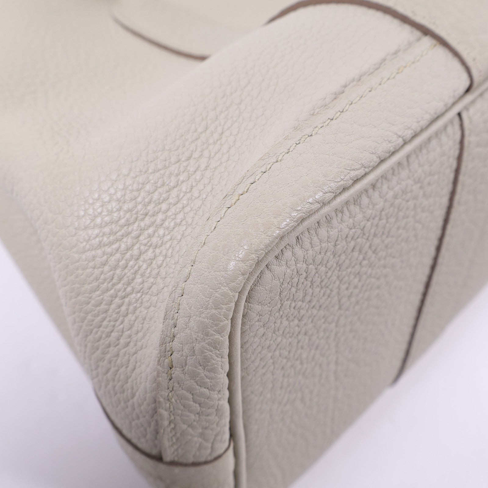 HERMES Negonda皮革Garden Party TPM銀扣手挽袋Beton