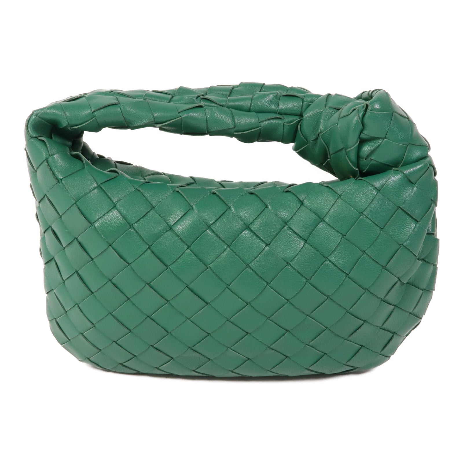 BOTTEGA VENETA 【激減優惠】牛皮皮革Mini Jodie金扣手挽袋