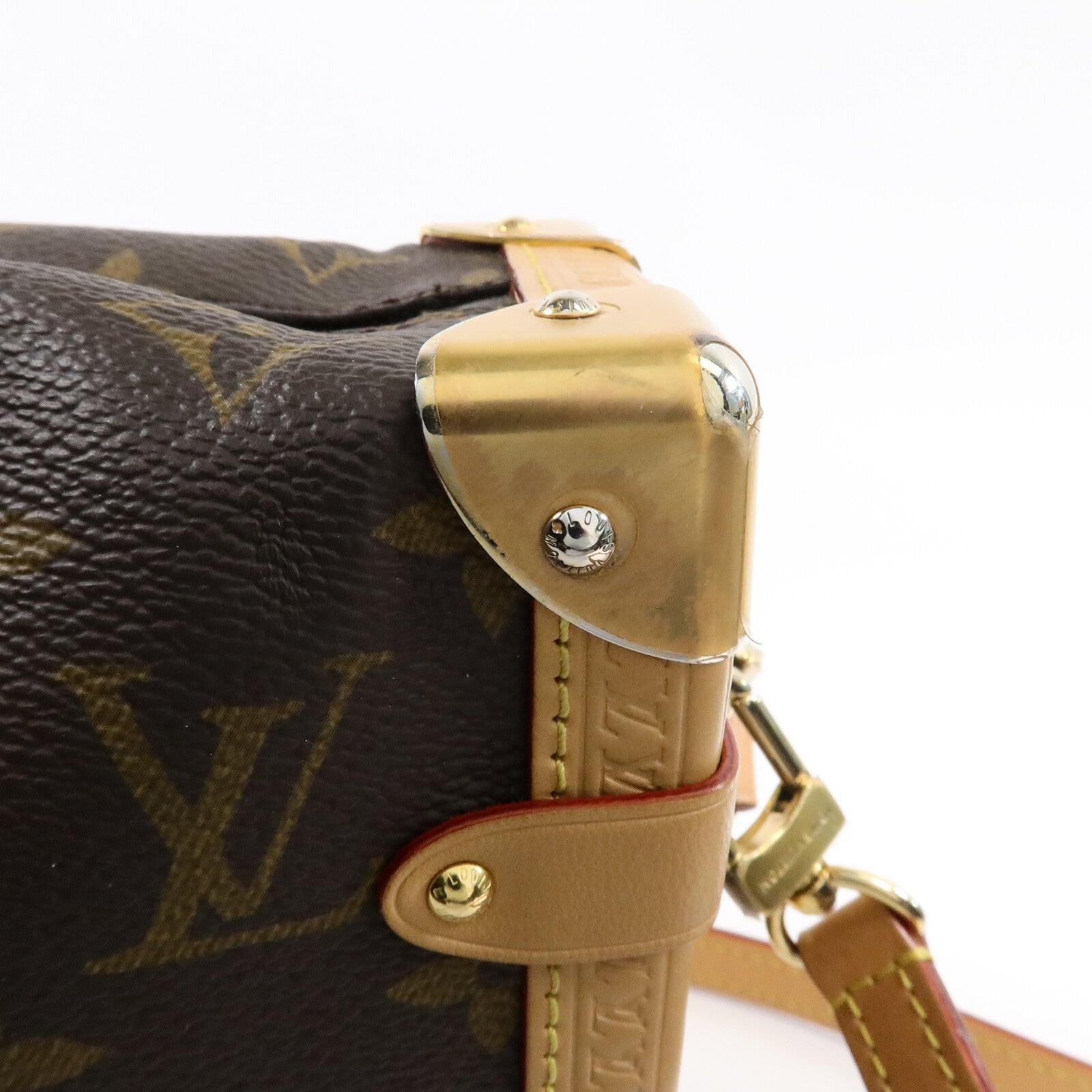 LOUIS VUITTON Monogram Side Trunk手挽肩背兩用袋