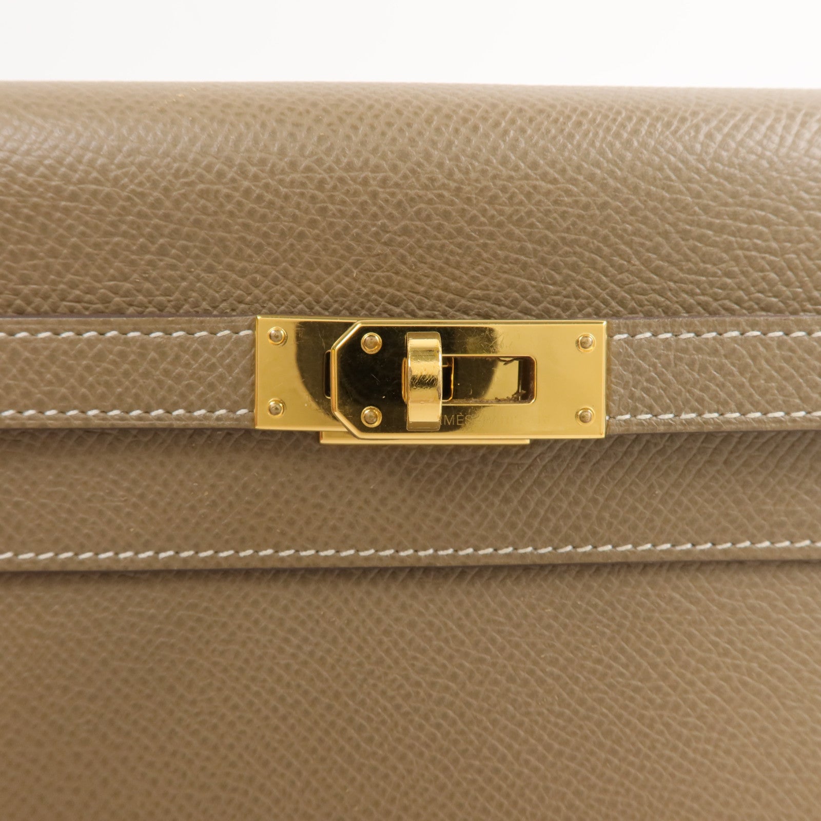 HERMES Epsom皮革Kelly To Go肩背袋Etoupe