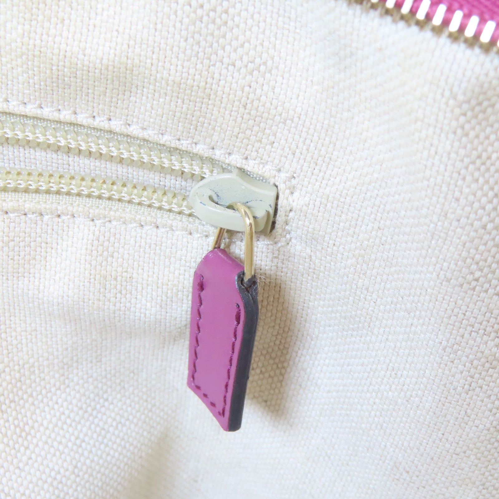 GUCCI 塗層帆布2 Way Shoulder Bag金扣手挽肩背兩用袋啡色/粉紅色