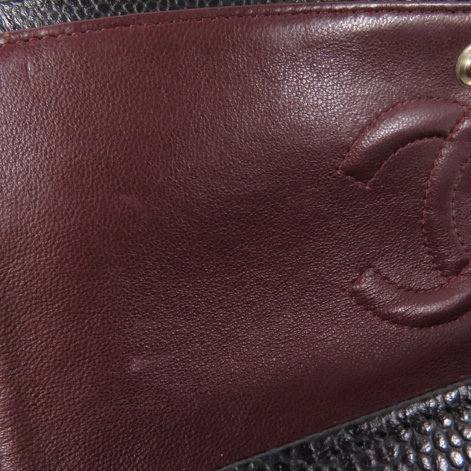 CHANEL 牛皮皮革Classic 25銀扣鏈帶肩背袋