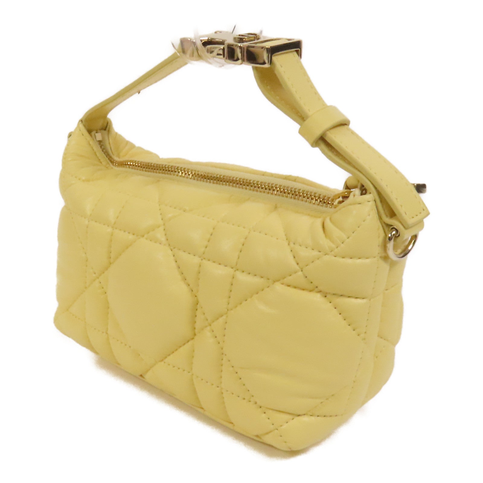 Dior 牛皮皮革Travel Nomad Pouch Small金扣手挽袋