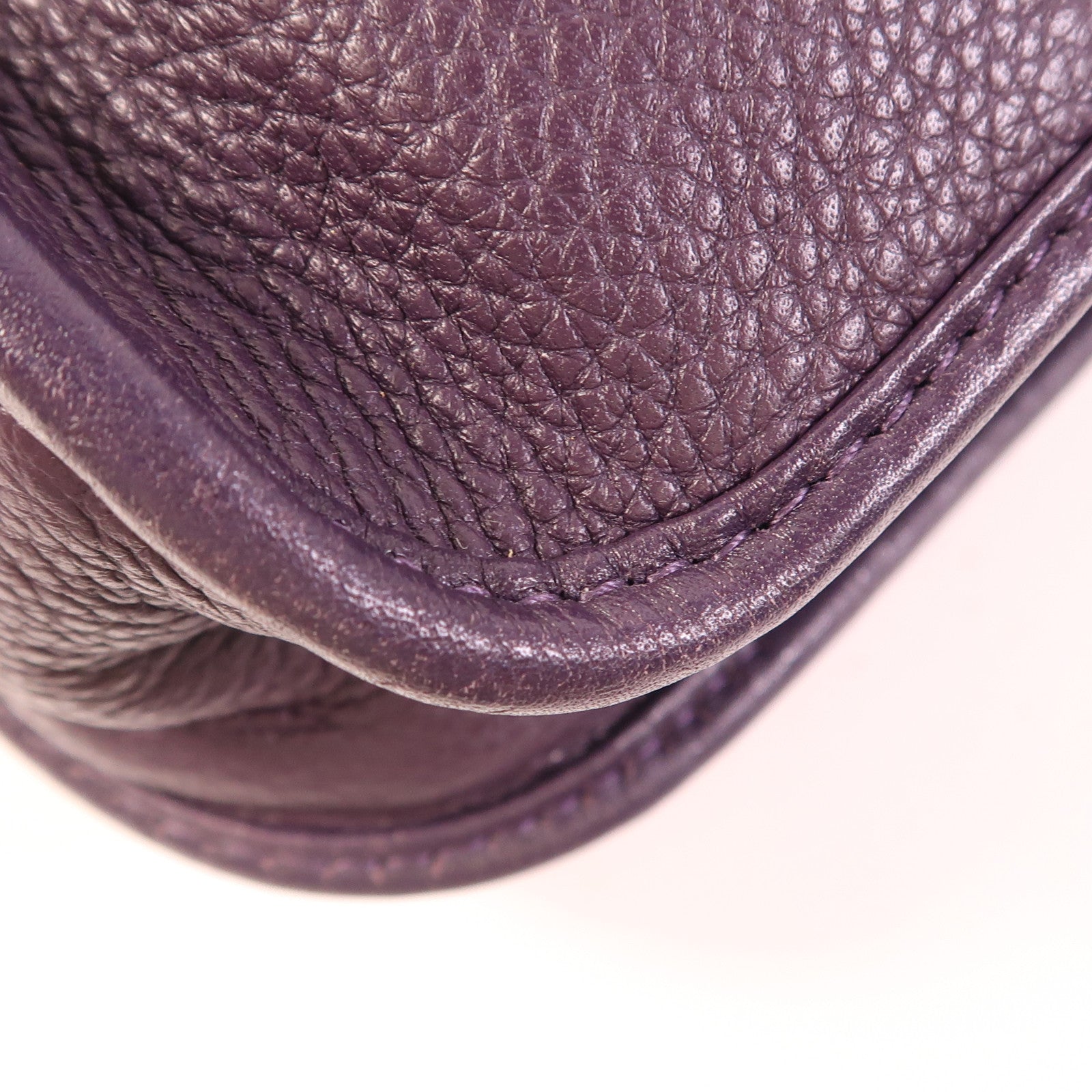 LOEWE 牛皮皮革Toledo銀扣手挽袋