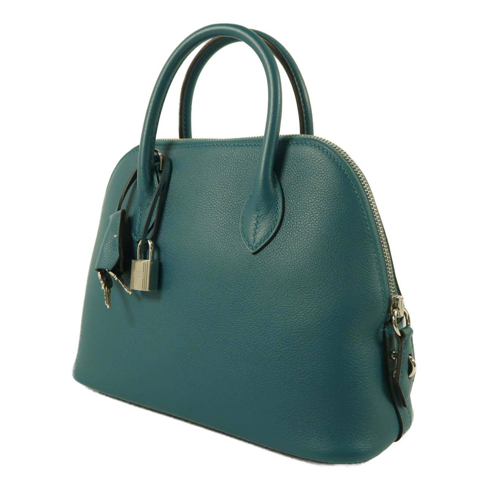 HERMES Evercolor皮革Bolide 1923 25 Vert Bosphore