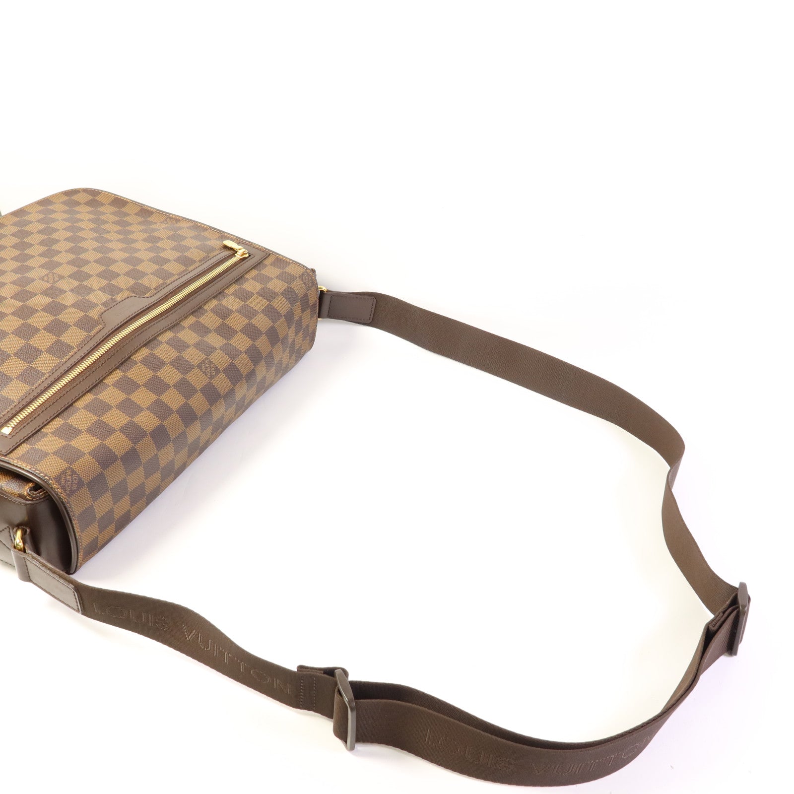LOUIS VUITTON Damier Spencer Bag金扣肩背袋