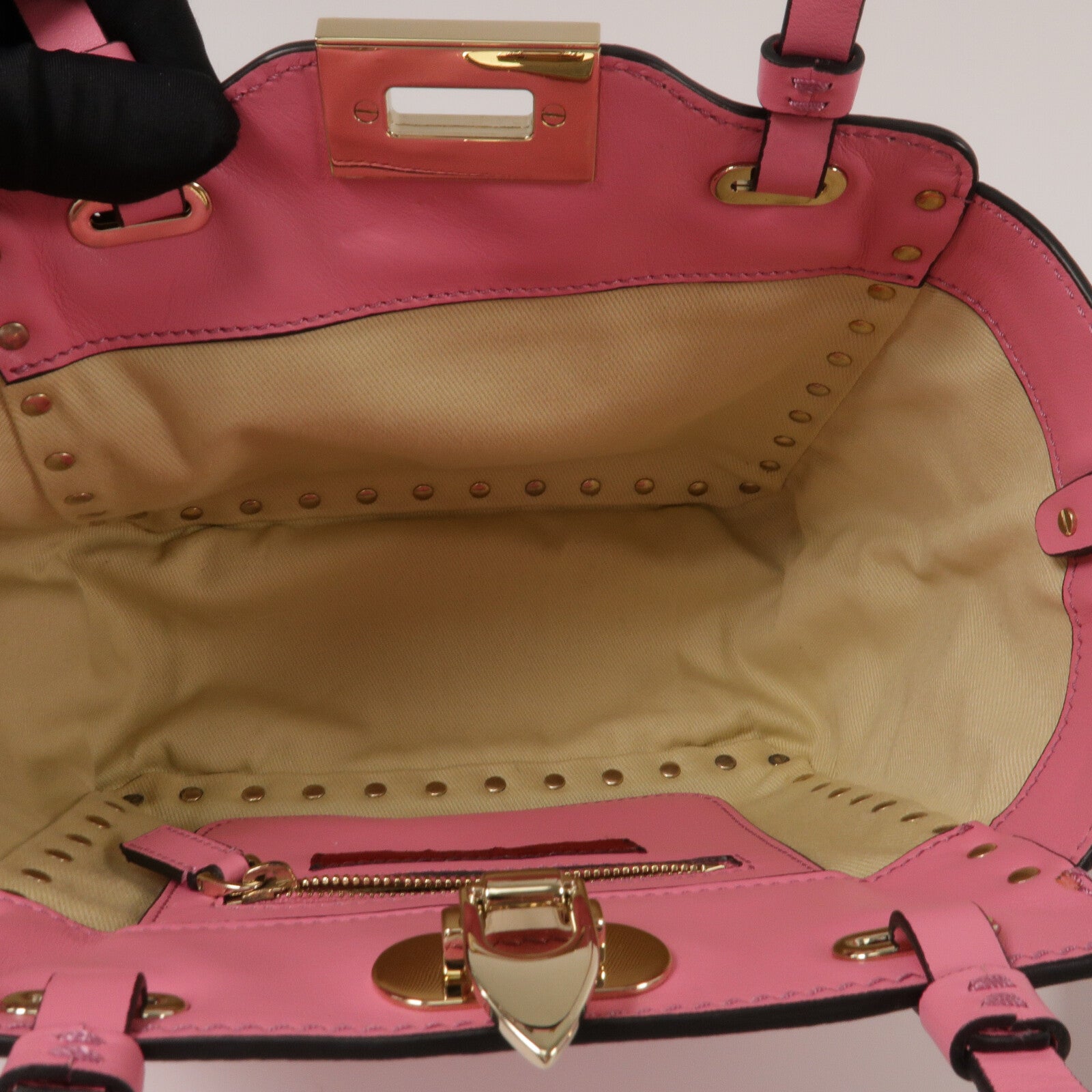 Valentino 牛皮皮革2 Way Shoulder手挽肩背兩用袋