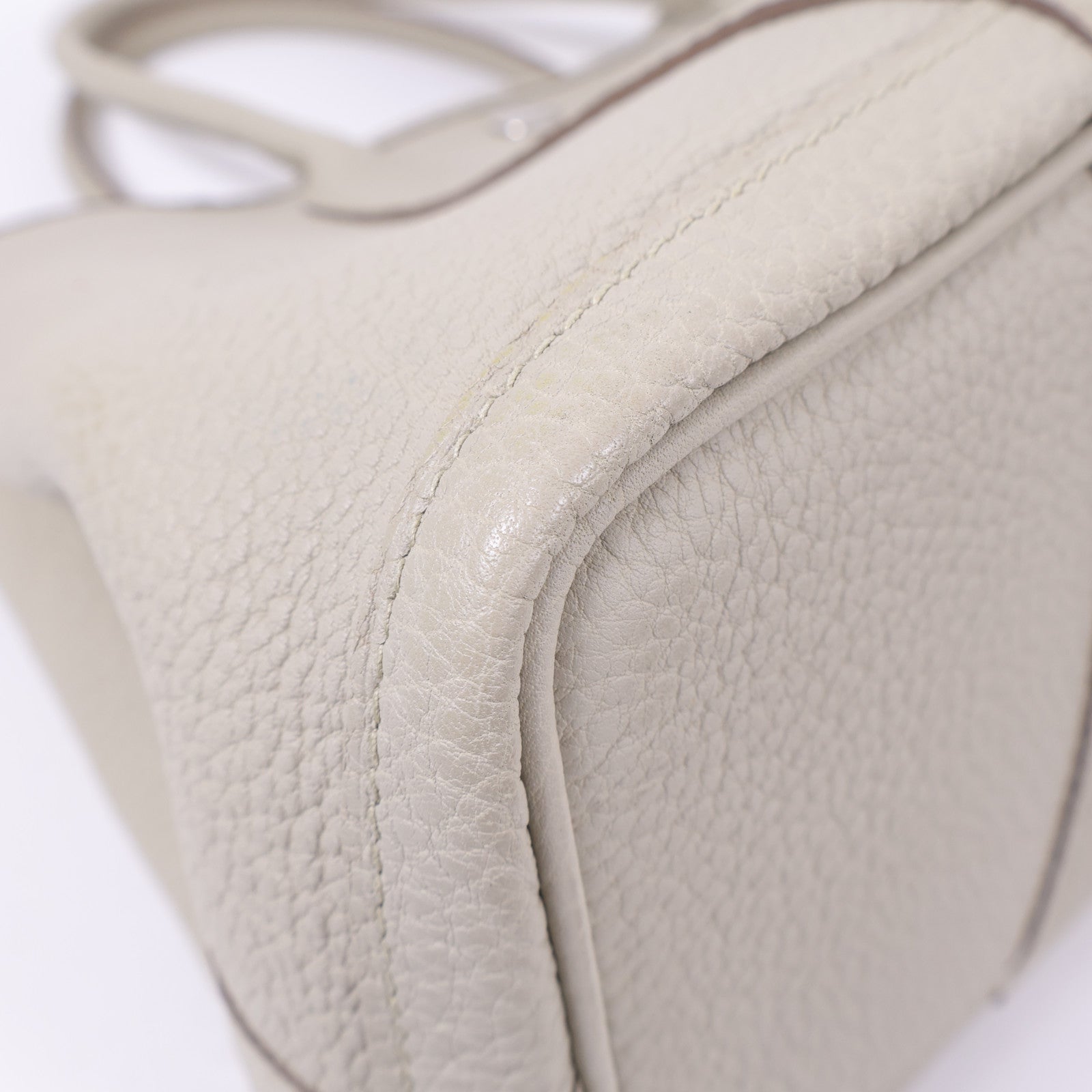 HERMES Negonda皮革Garden Party TPM銀扣手挽袋Beton