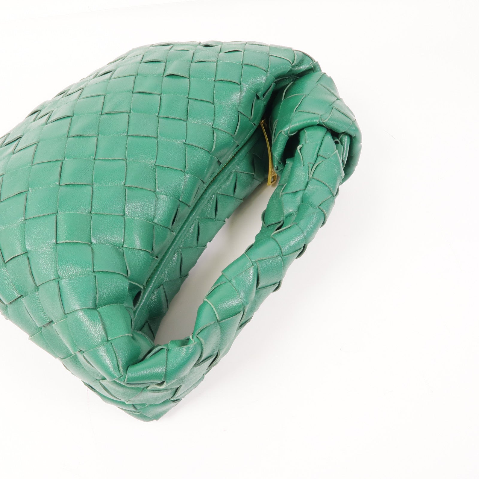 BOTTEGA VENETA 【激減優惠】牛皮皮革Mini Jodie金扣手挽袋