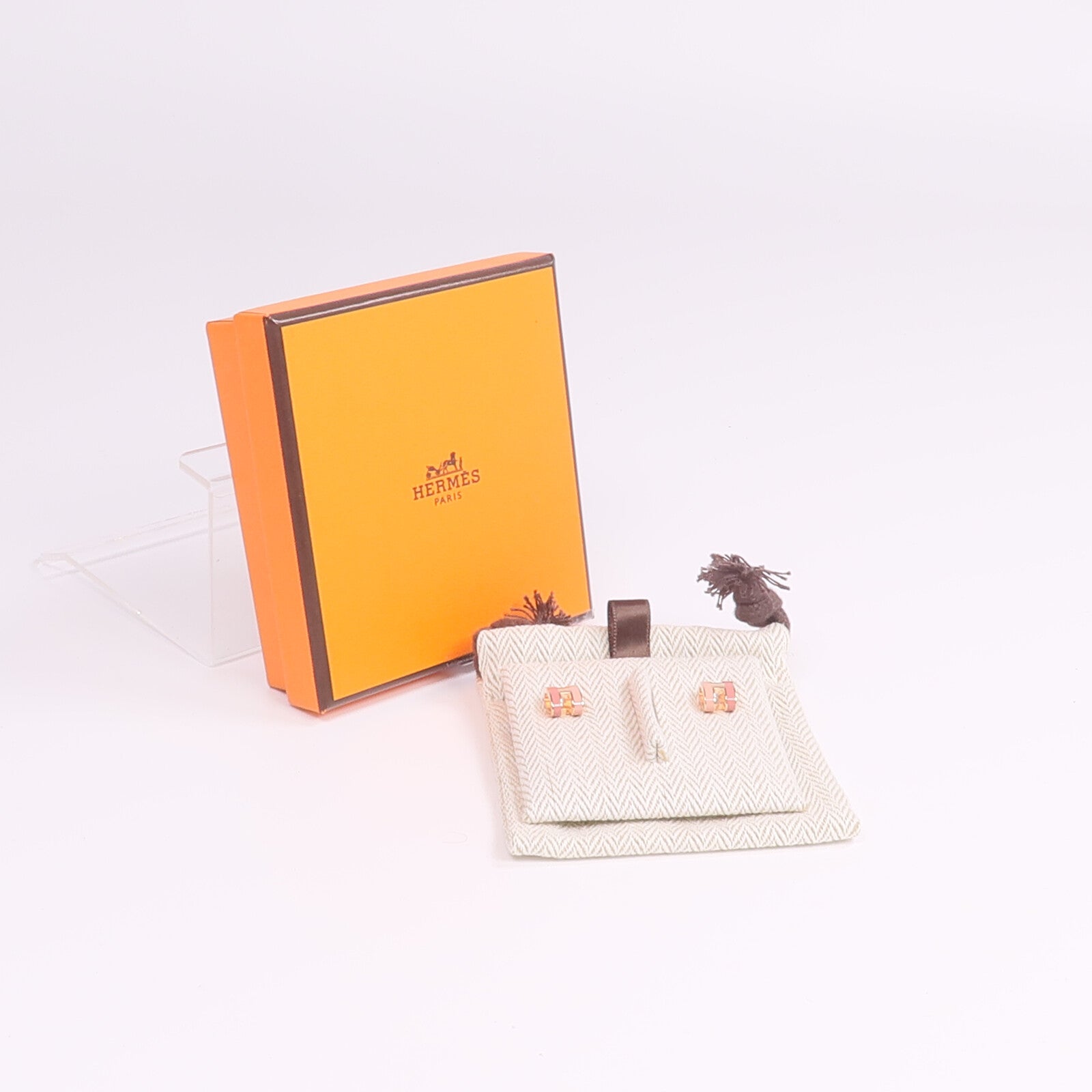 HERMES 金屬Mini Pop H Earrings耳環