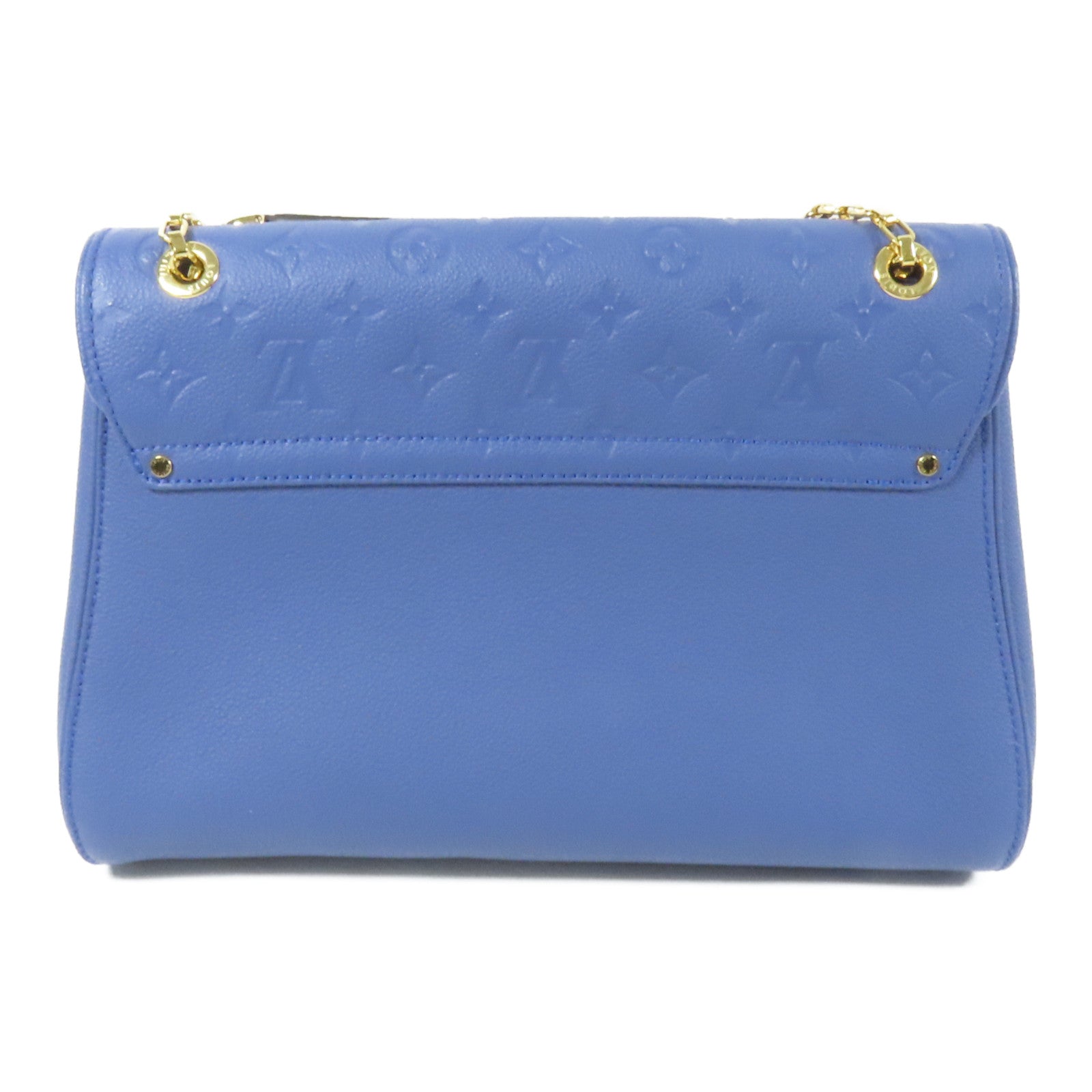 LOUIS VUITTON Monogram Empreinte Saint-Germain MM金扣肩背袋