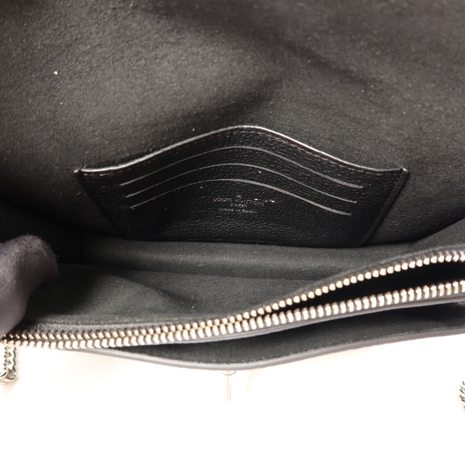 LOUIS VUITTON 牛皮皮革Mylockme銀扣鏈帶肩背袋