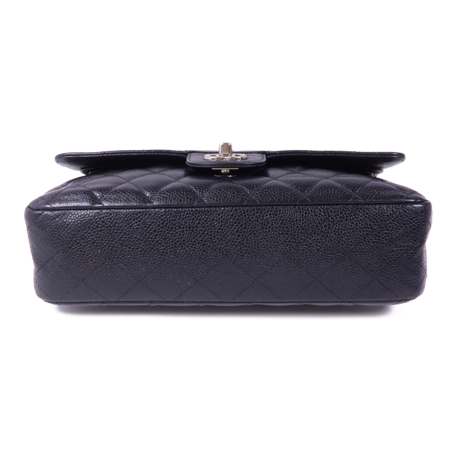 CHANEL 牛皮皮革Classic 25銀扣手挽肩背兩用袋