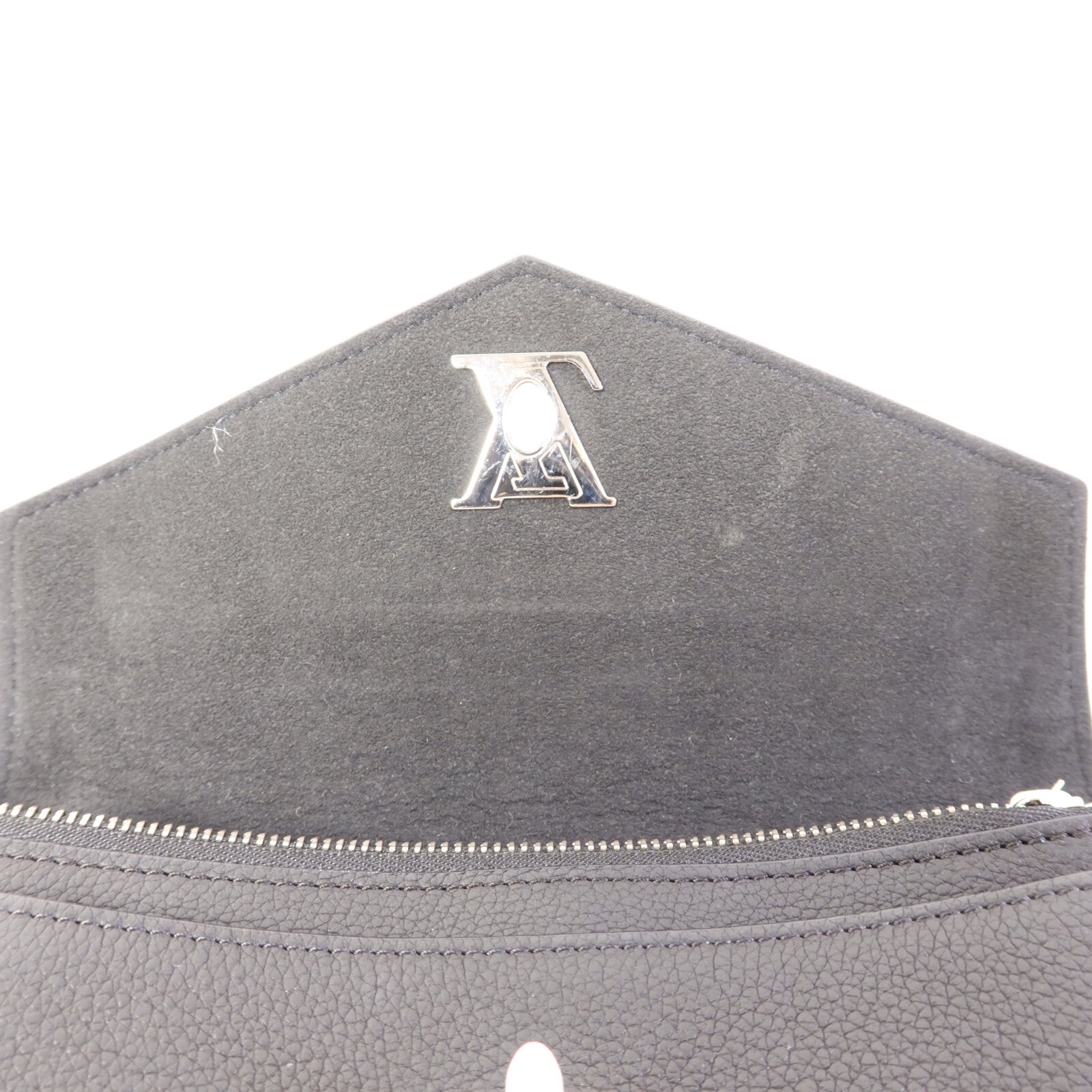 LOUIS VUITTON 牛皮皮革Mylockme銀扣鏈帶肩背袋