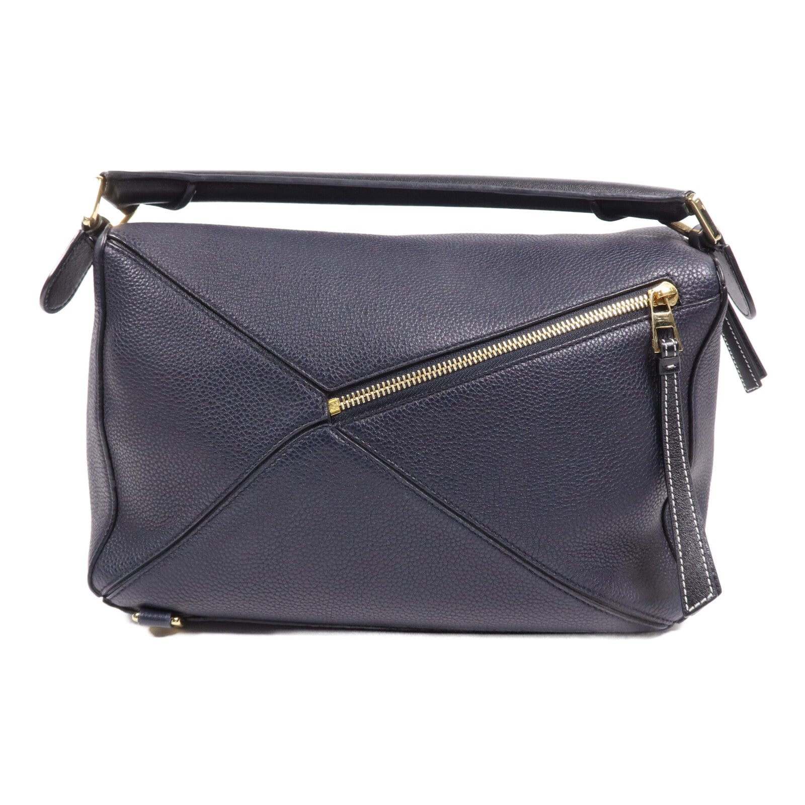 LOEWE 牛皮皮革2 way Shoulder Bag金扣手挽肩背兩用袋