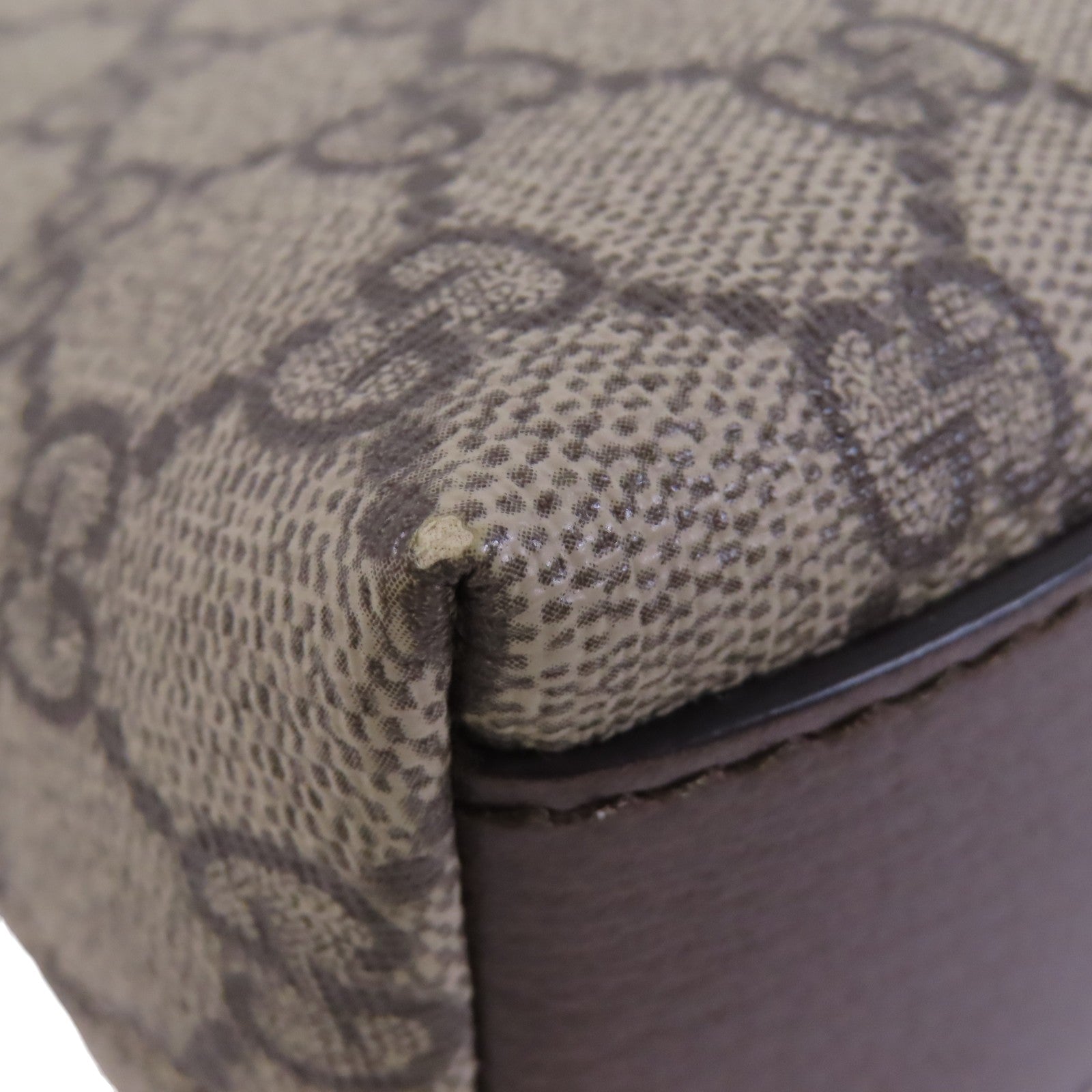 GUCCI 塗層帆布Ophidia GG金扣肩背袋