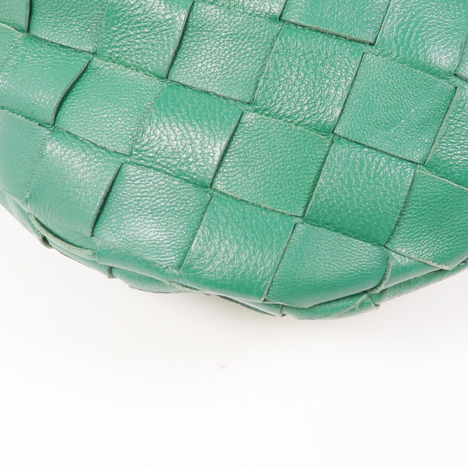BOTTEGA VENETA 【激減優惠】牛皮皮革Mini Jodie金扣手挽袋
