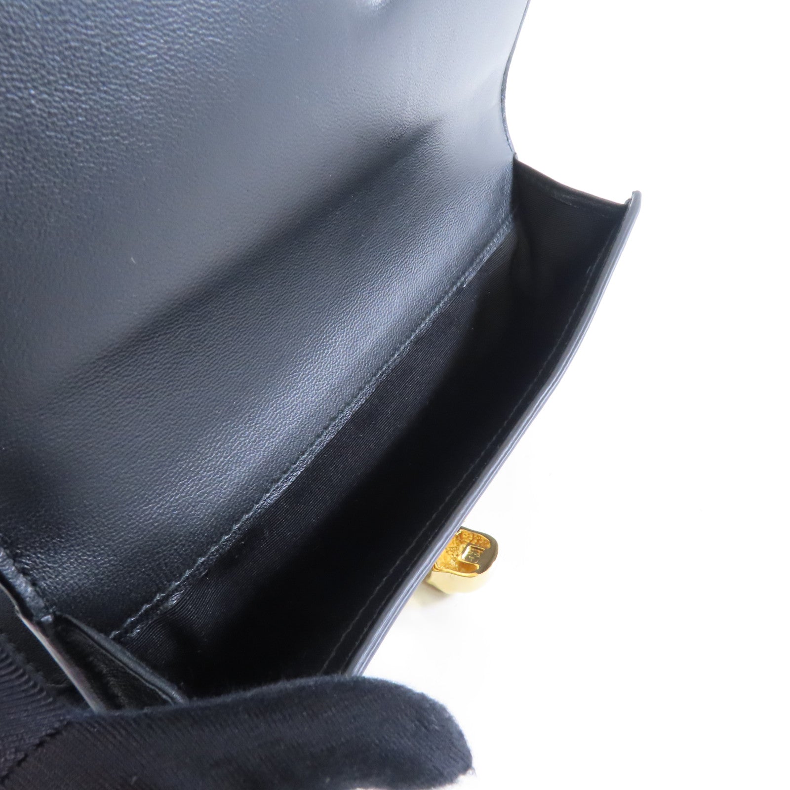 Alexander McQueen 漆皮皮革Skull Long Wallet金扣長錢包黑色