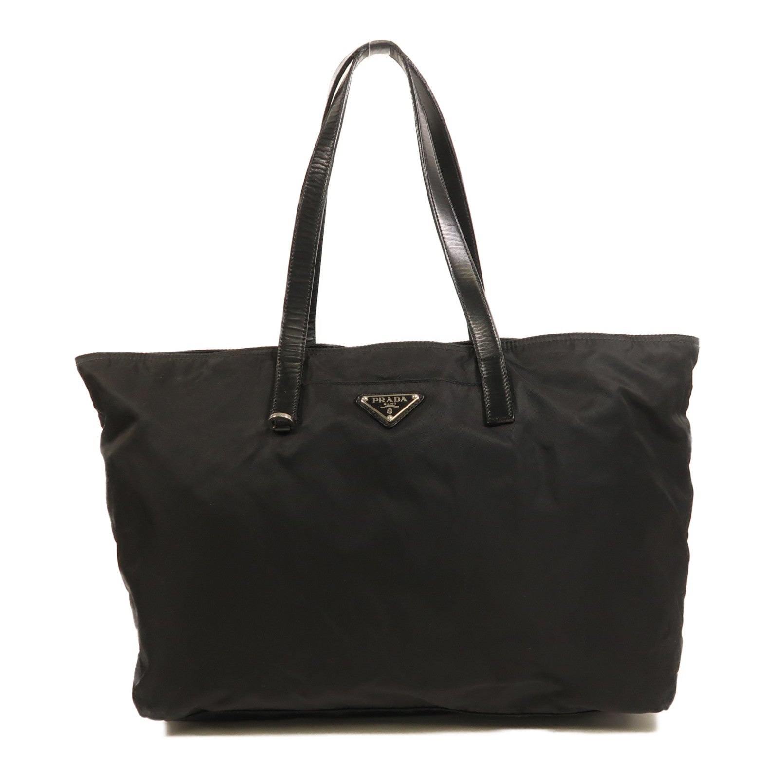 PRADA 尼龍Shoulder Bag銀扣肩背袋