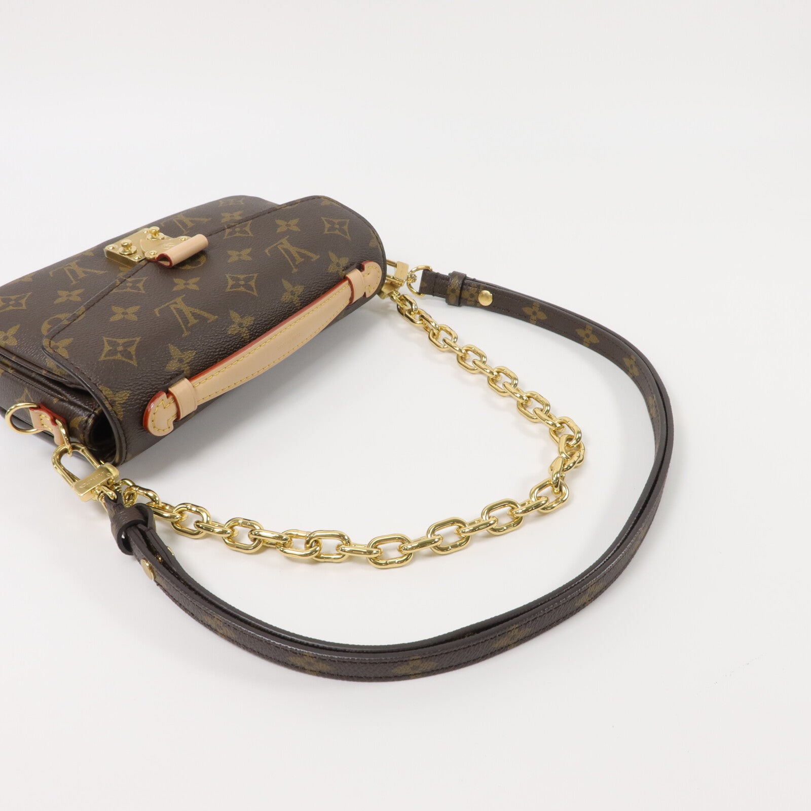 LOUIS VUITTON Monogram Pochette Metis East West手挽肩背兩用袋