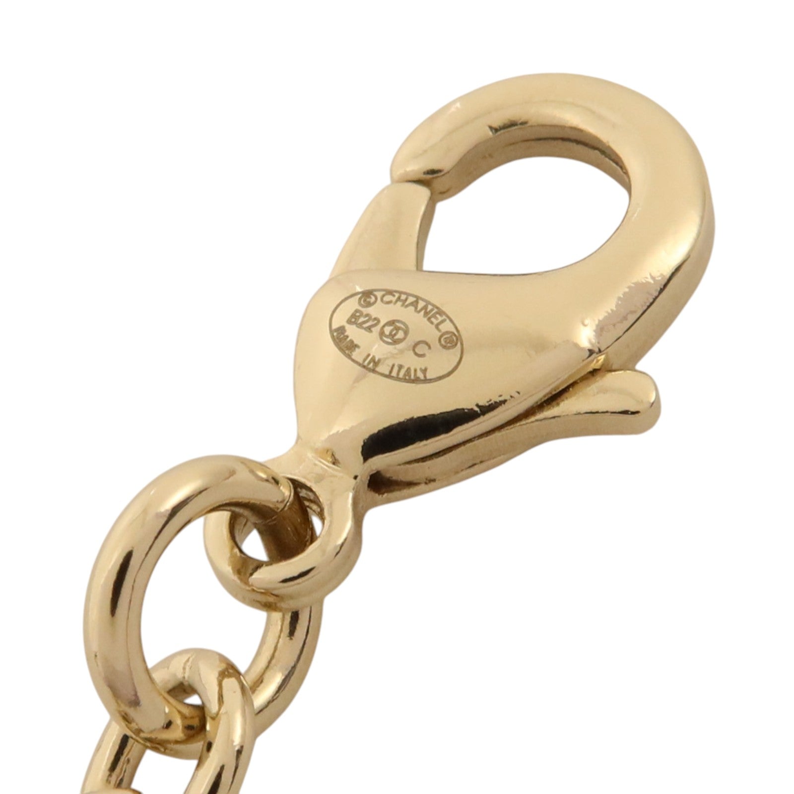 CHANEL 金屬Lion Book Locket Pendant Necklace金扣項鏈