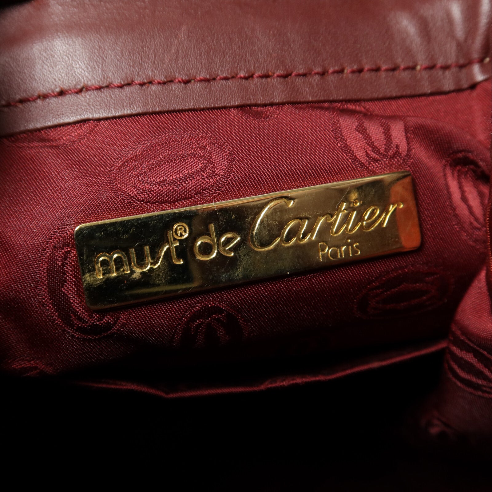 CARTIER 牛皮皮革Bucket Bag肩背袋