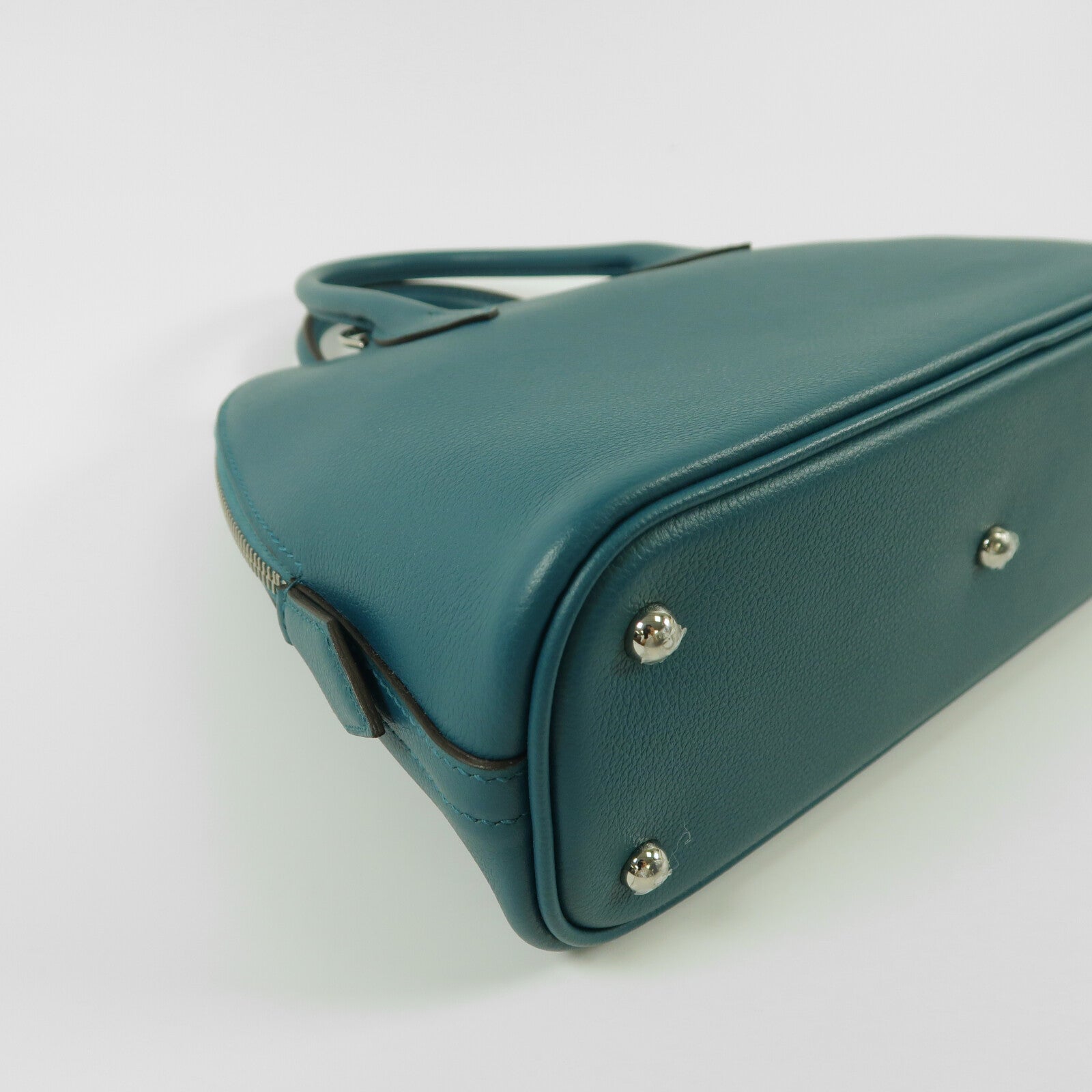 HERMES Evercolor皮革Bolide 1923 25 Vert Bosphore