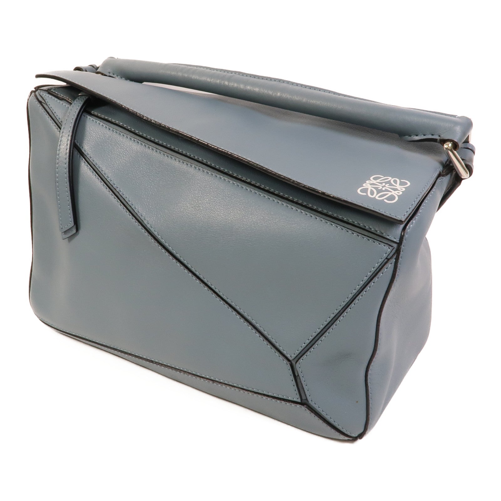 LOEWE 牛皮皮革Puzzle Medium手挽肩背兩用袋