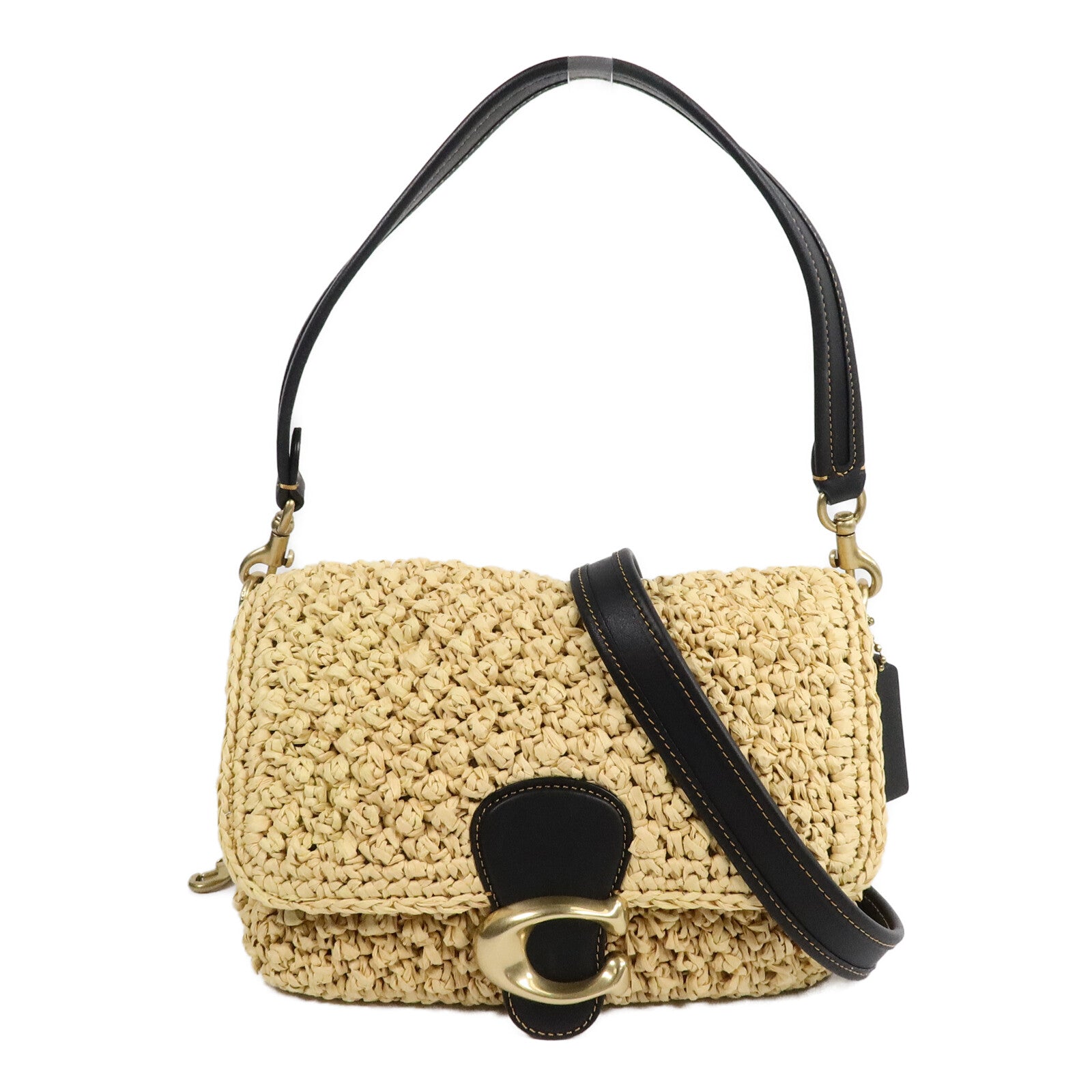 COACH 藤料Shoulder Bag肩背袋