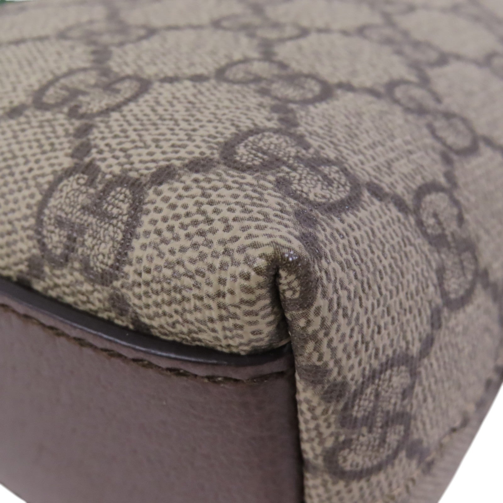 GUCCI 塗層帆布Ophidia GG金扣肩背袋