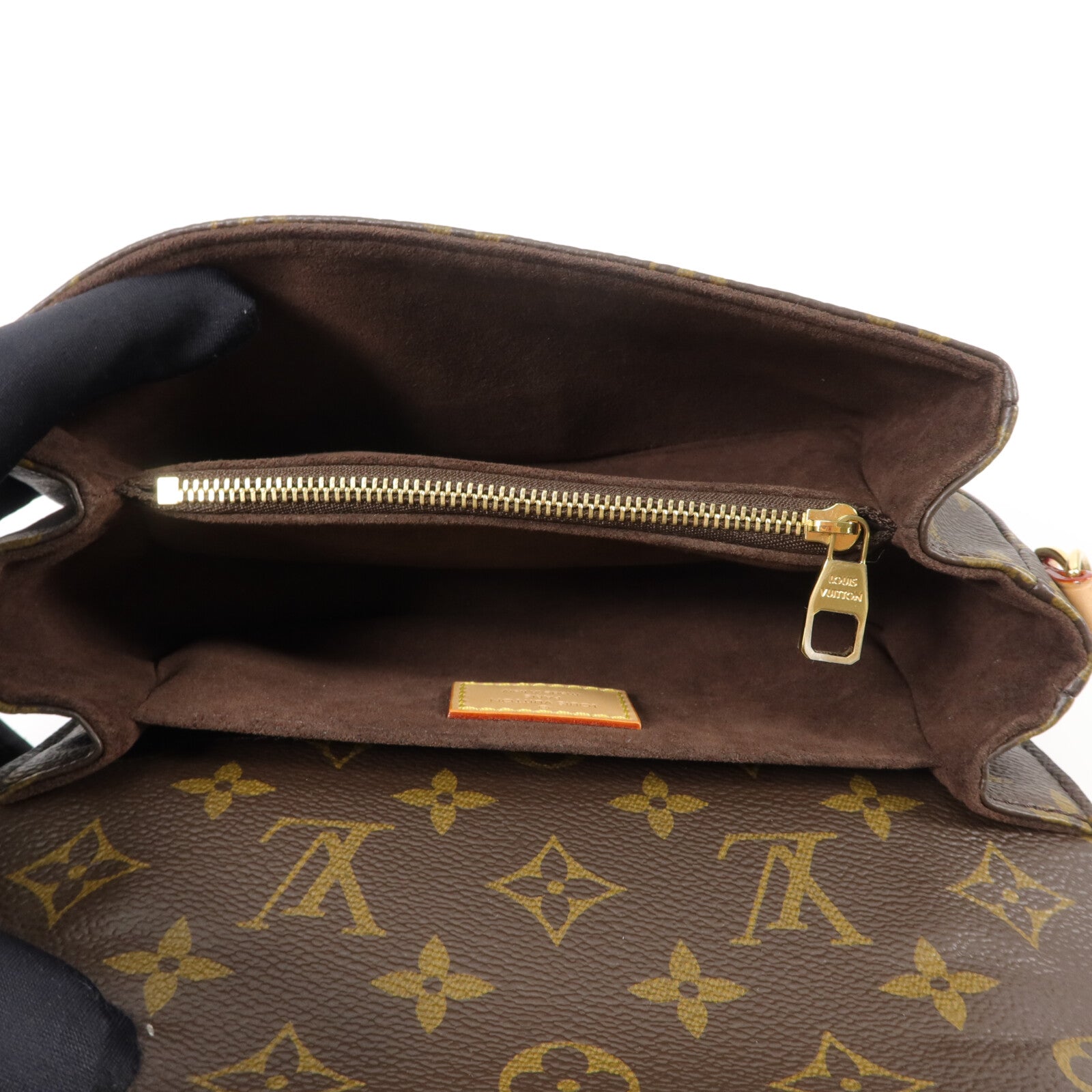 LOUIS VUITTON Monogram Pochette Metis East West手挽肩背兩用袋