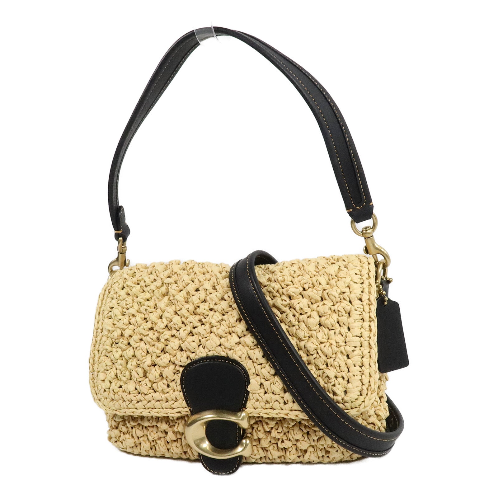 COACH 藤料Shoulder Bag肩背袋